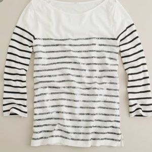 J. Crew Tops - Striped Shirt Sequins J. Crew Tops - Striped Shirt Sequins